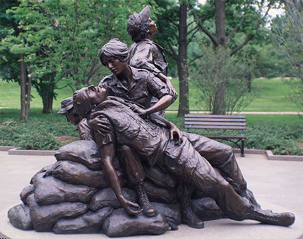 The Vietnam Women's Memorial in Washington D.C.